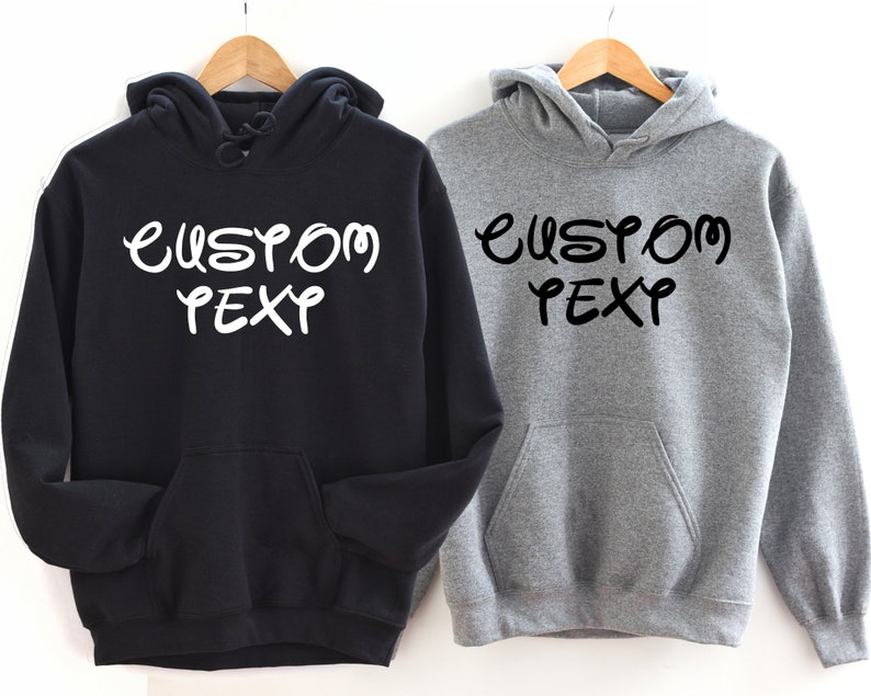 Custom Text Hoodie, Personalized Text Hoodie, Your Design, Your Photo Hoodie, Personalized Gift, Add Your Own Text, Custom Logo Hoodie zdjęcie 2