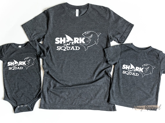 Shark Squad Shirt Shark Lover Shirt Kids Shark Shirt Shark - Etsy