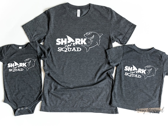 Shark Squad Shirt, Shark Lover Shirt,   Shark Shirt, Shark Tee, Shark T-shirt, Shark Lover Gift, Birthday Shark Shirt