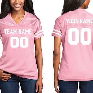 Customized Football JERSEY, Personalized Football Jersey, Team Fan Jersey, Make Your Own Name and Number Jersey, Team Adult Women Jersey