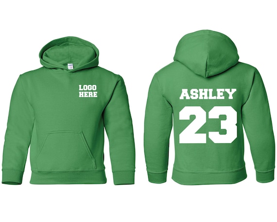 Personalized Hoodie: Custom Text and Logo Designs (Youth to Toddler)