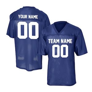 Custom Football Jersey: Personalized Name and Number for Teams
