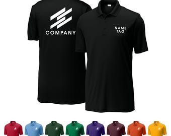 Custom Moisture-Wicking Polo Shirt, Breathable, Quick-Dry (Men's & Women's)