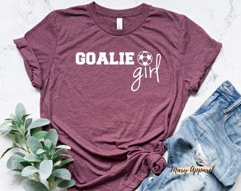 Goalie Girl Shirt / Girls Soccer Shirts / Girls Soccer Gifts / Soccer Girl Shirt / Soccer Ball Shirts