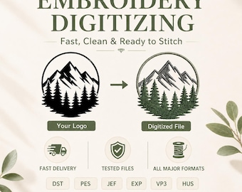 Embroidery Digitizing Level 10: Logo & File Conversion - All Major Formats