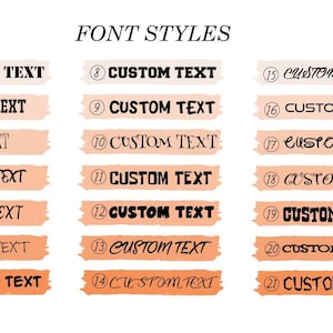 a bunch of different font styles on a white background