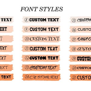 a bunch of different font styles on a white background