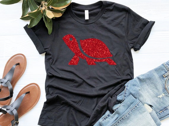 Glitter Turtle Shirt, Sea Turtle Tshirt, Turtle Lover Gift, Save 