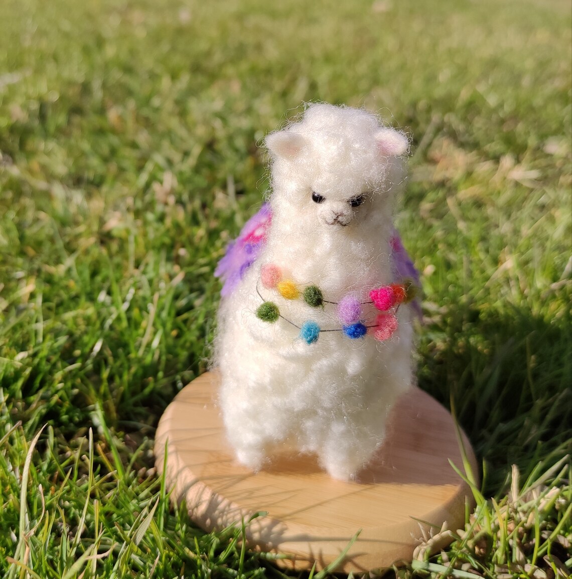 Needle felted alpaca cute alpaca handmade gift needle Etsy