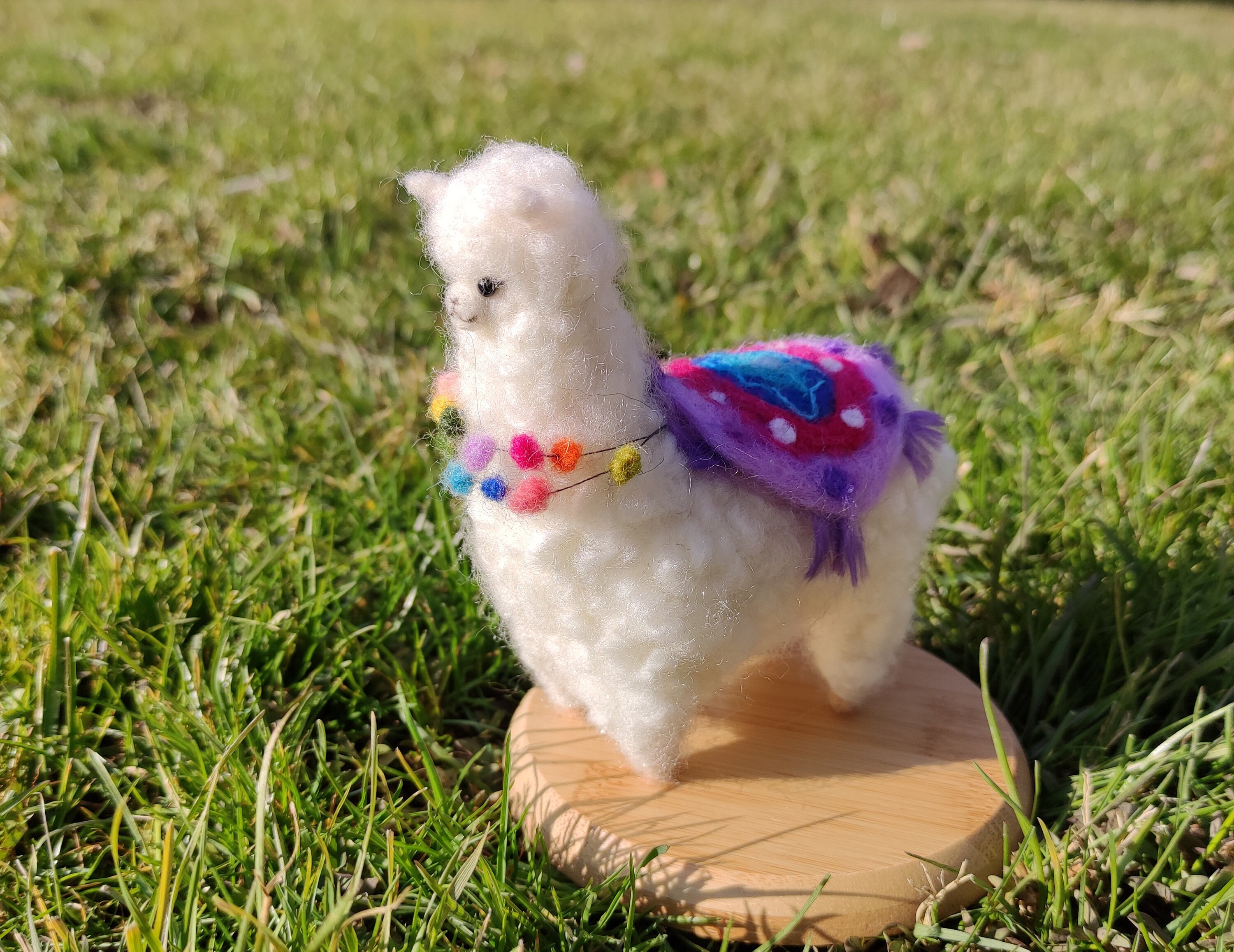 Needle felted alpaca cute alpaca handmade gift needle Etsy