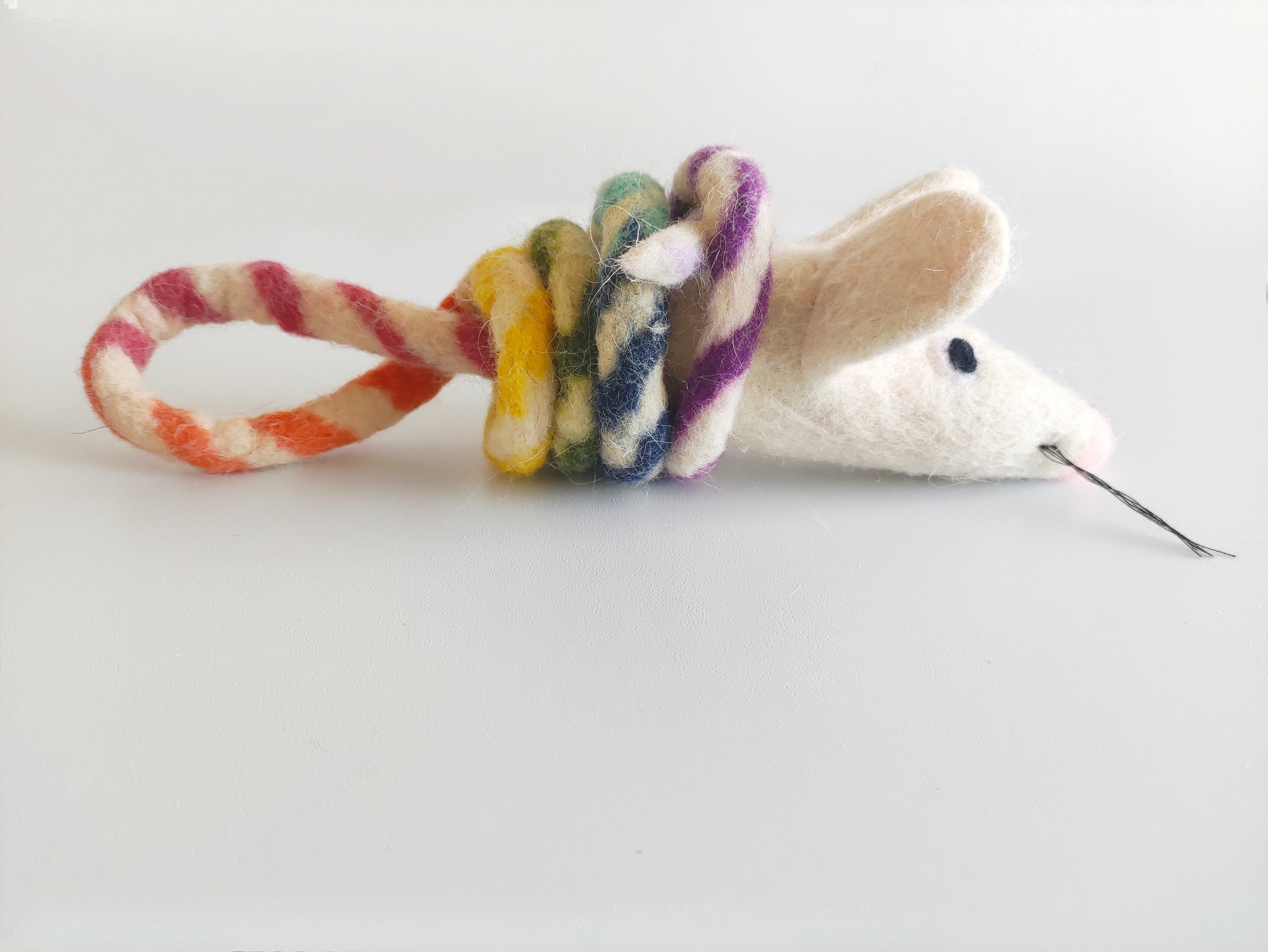 Felted Cat Toy Wool Cat Toy Felt Cat Toy Felted Mouse Cat Etsy