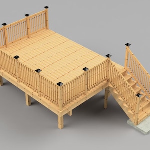 Plans pour terrasse de piscine hors terre 12'x16'x54"