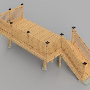 Plans de terrasse de piscine hors terre (8x16) 010920250078