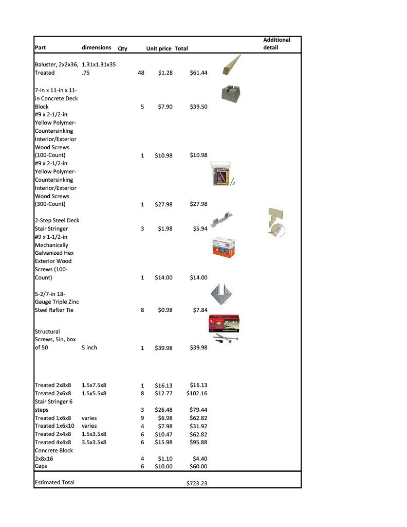Above ground pool deck plans 5x6 right entry Etsy
