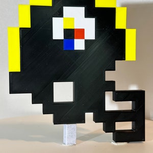 Tecmo Super Bowl Steelers Helmet 8 bit