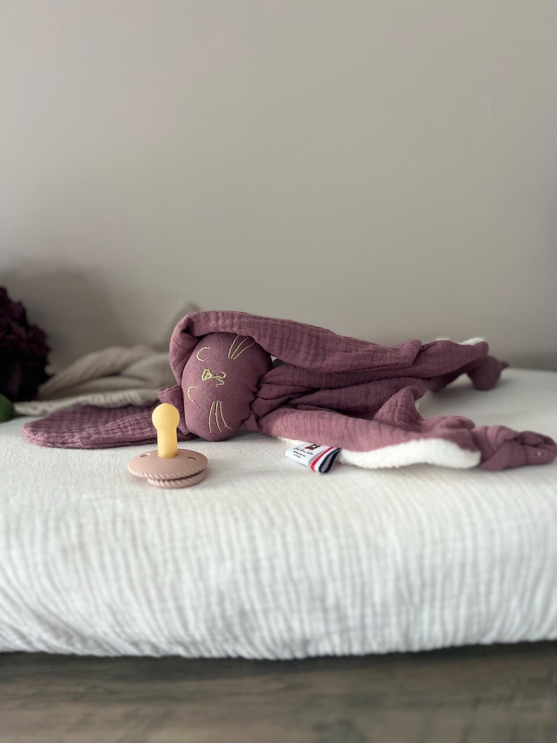 Doudou Lapin Bio Sable