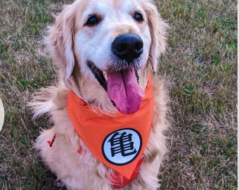 Orange Turtle House - Pet/Dog/Cat Anime Theme Bandana / Costume / Accessory