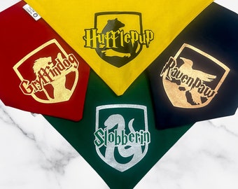 Pet Wizard Houses Themed Pet/Dog/Cat Bandana Costume