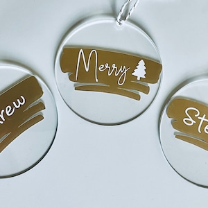 Holiday ornament acrylic
