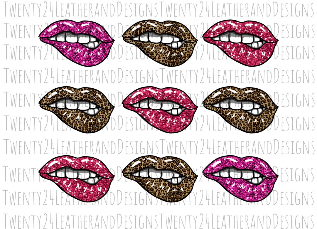 Valentine Lips - Glitter Lips PNG - Valentine Sublimation - Digital ...