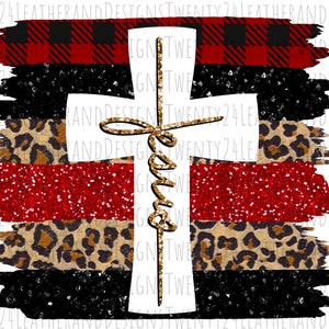 Jesus Cross Sublimation Digital Design - Christian Sublimation Design - Sublimation PNG - Christian PNG