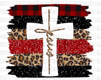 Jesus Cross Sublimation Digital Design - Christian Sublimation Design - Sublimation PNG - Christian PNG