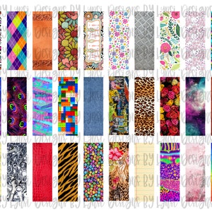 May include: A collection of 24 digital designs featuring various patterns and textures. The designs include geometric patterns, animal prints, floral designs, and abstract patterns. The designs are in a variety of colors, including pink, blue, green, yellow, orange, and purple.