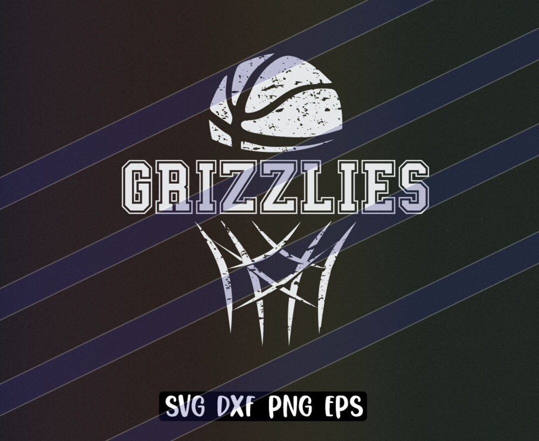 Grizzlies Basketball Cutfile Download Svg Dxf Png Eps School Spirit ...