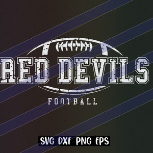 Rode Duivels voetbal svg dxf png eps cricut cutfile school voetbal cheer teamgeest logo
