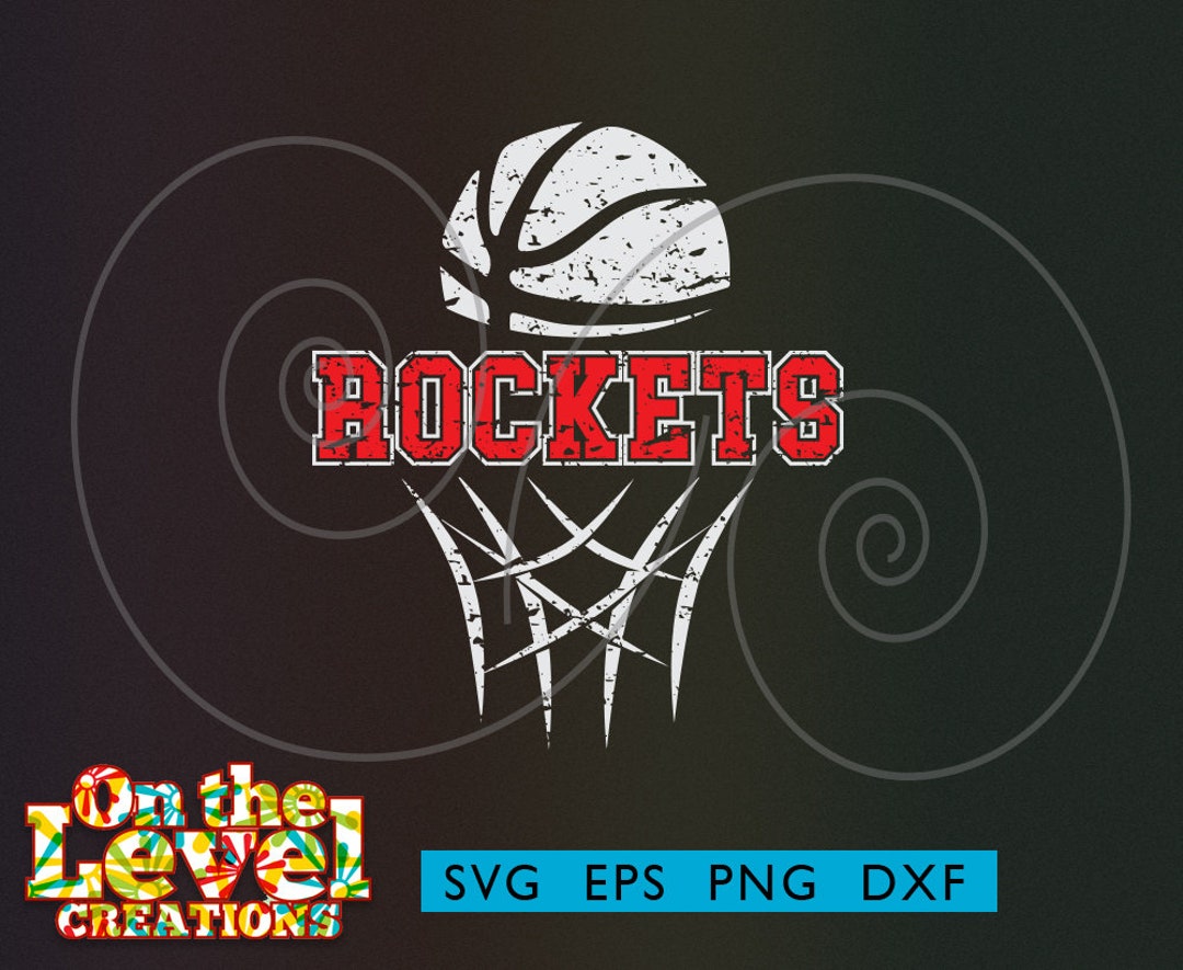 Rockets Basketball Cutfile Download Svg Dxf Png Eps School Spirit ...