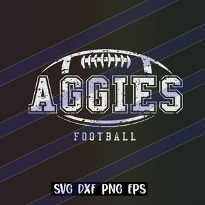 Aggies svg dxf png eps cricut cutfile school cheer team Spirit logo
