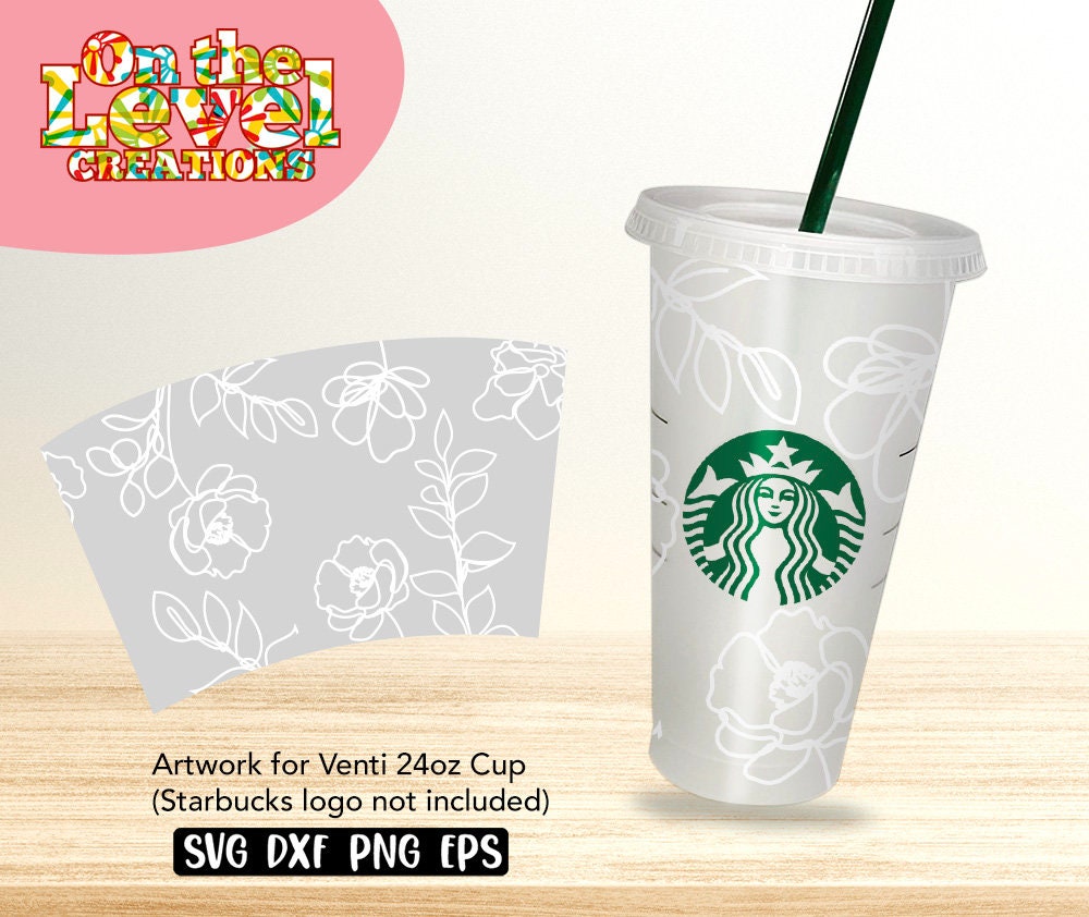 24oz Full Wrap Coffee Cold Cup Svg, Christmas Svg, Merry Xmas Svg,diy Venti  Cup 24 Oz, Instant Download,venti Wrap Tumbler Svg,cricut 