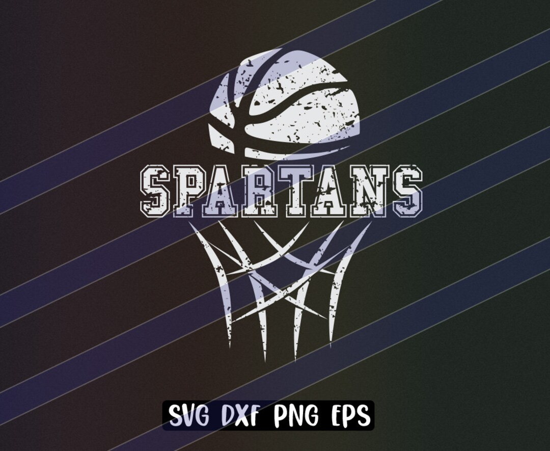 Spartans Basketball Cutfile Download Svg Dxf Png Eps School Spirit