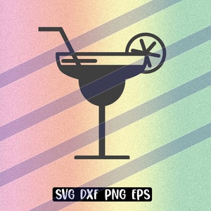 Margarita Glass svg dxf png eps drinks alcohol clipart