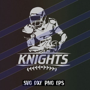 Knights Football svg dxf png eps cricut cutfile school cheer team Spirit logo