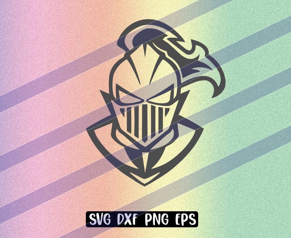 Knights Mascot cutfile svg dxf png eps instant download vector school spirit logo