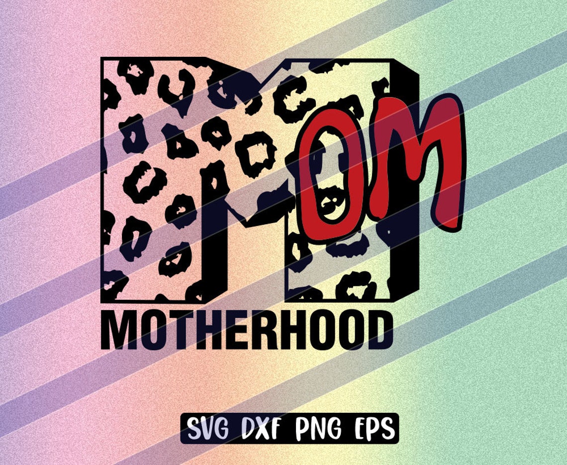 Download SVG MTV Mom dxf png eps Vector art Cricut Silhouette | Etsy