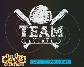 SVG DIY Baseball logo Custom cutfile download svg svg dxf png eps School spirit Distressed logo