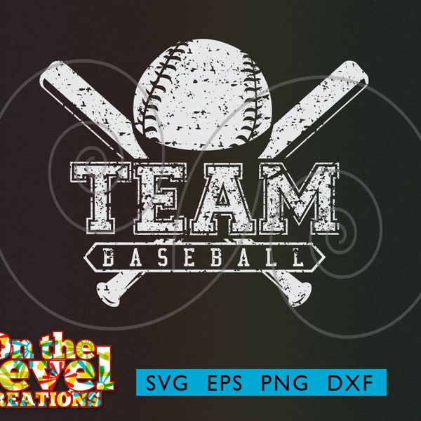 SVG DIY Baseball logo Custom cutfile download svg svg dxf png eps School spirit Distressed logo