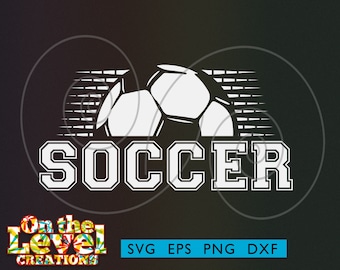 Soccer Logo svg dxf  png eps cricut cutfile school football cheer