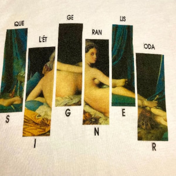 Unisex Art T-shirt - The Strange Odalisque