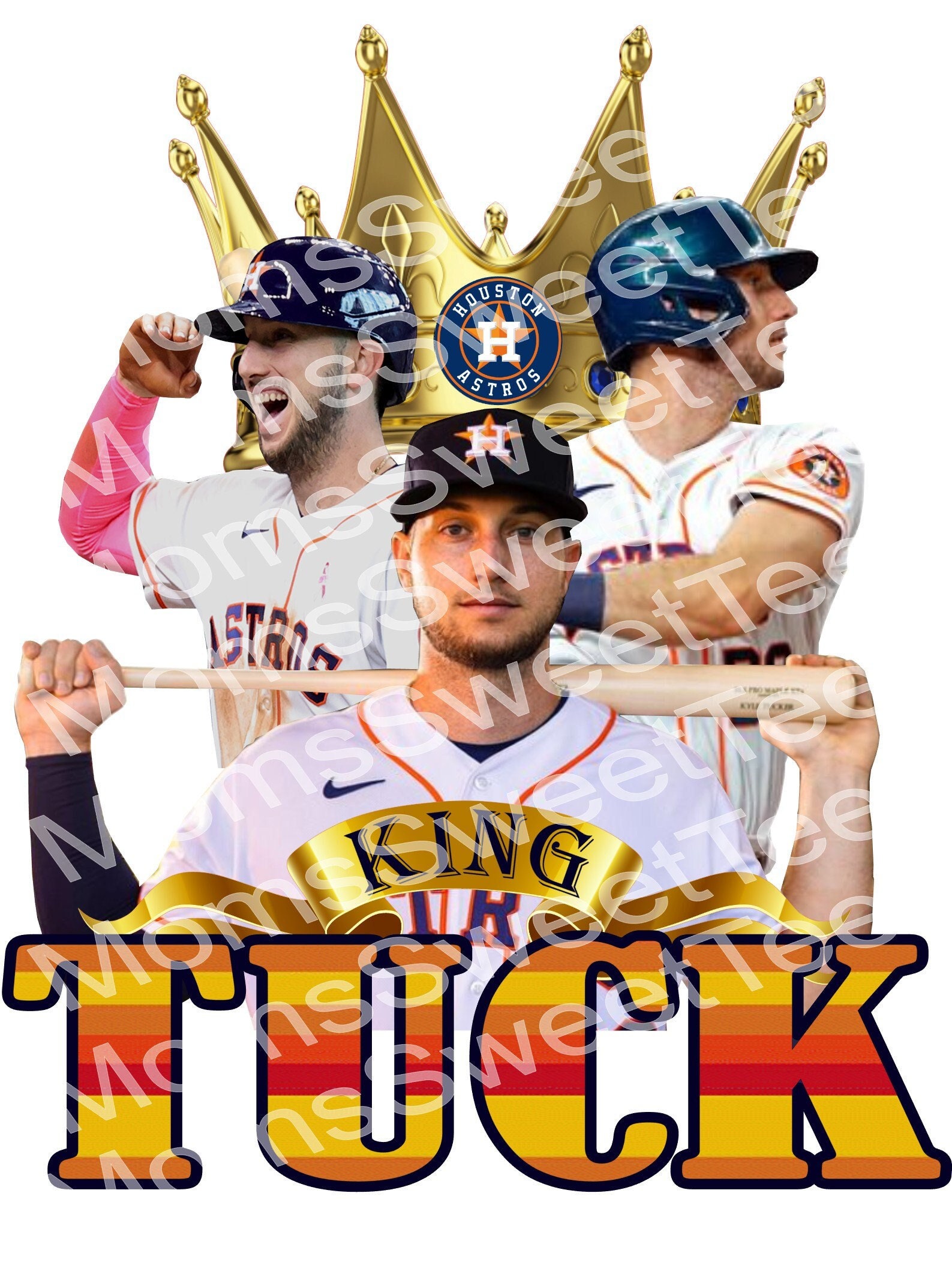 Houston Baseball Kyle Tucker King Tuck World Series PNG File 