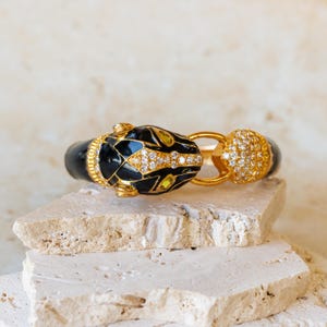 Ciner Panther Bracelet - Etsy