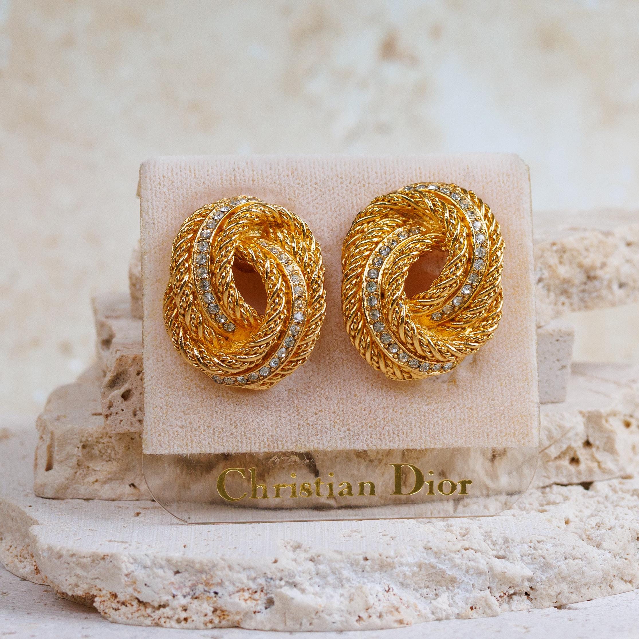 Vintage dior earring - Etsy 日本