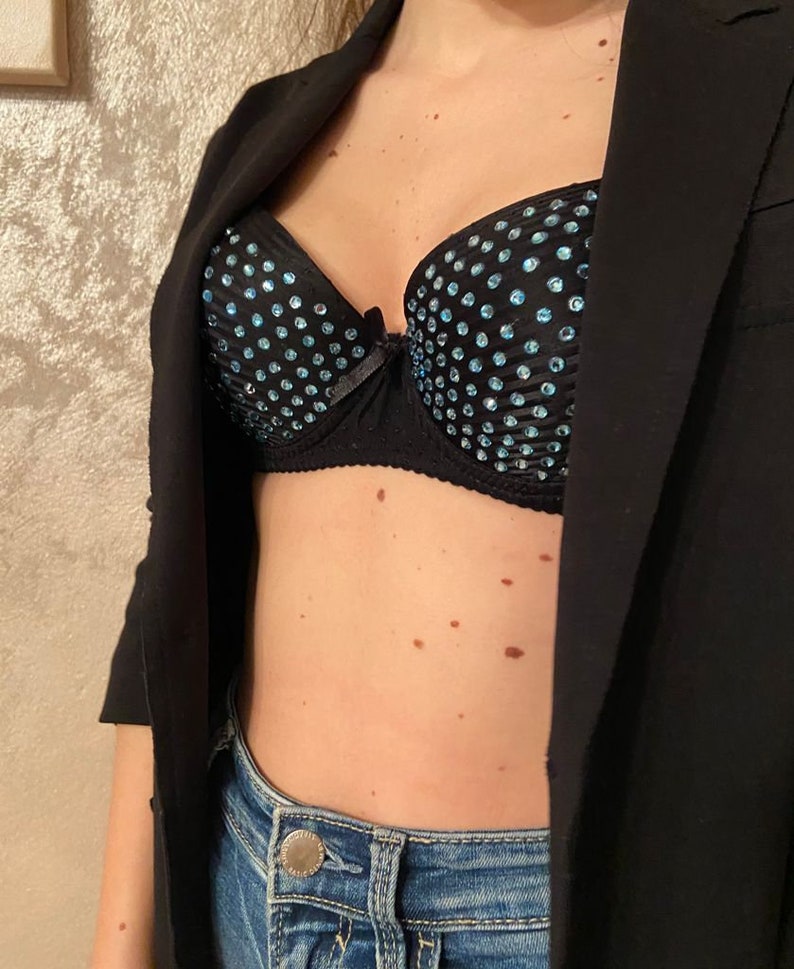 h&m reggiseno strass