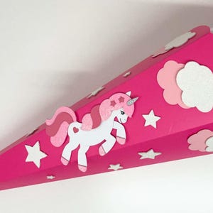 Bastelset Schultüte Einhorn