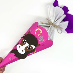 Mini bolsa de regalo de caballo como kit de manualidades