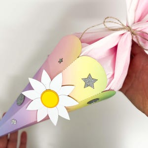 Mini cadeauzakje bloem als knutselpakket