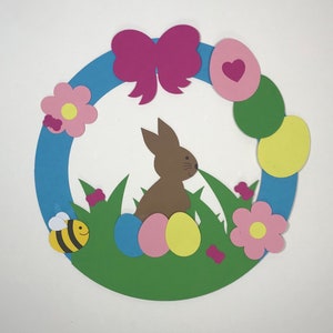 Osterkranz Hase als Bastelset