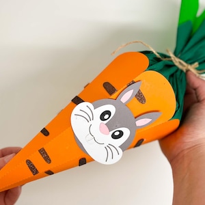Mini bolso escolar, bolsa de regalo, conejito como juego de manualidades
